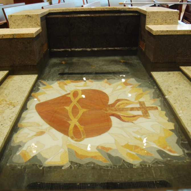 Sacred Heart Catholic Church Baptismal Font Project